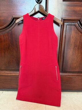 Victoria's Secret Bright Red Sleeveless Mini Dress